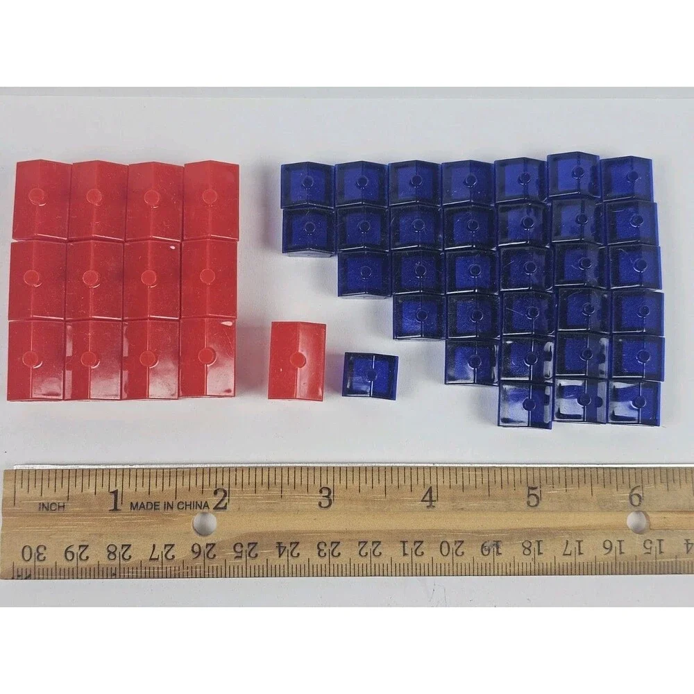 2002 Monopoly America Edition Game Replacement Parts Pieces Houses & Hotels